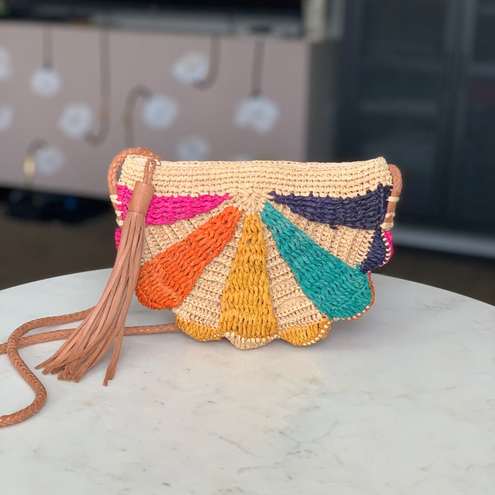 Mar Y Sol Zoe Rainbow Crossbody Bag